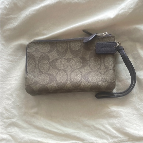 Coach Brown Wristlet Clutch - Picture 2 of 2